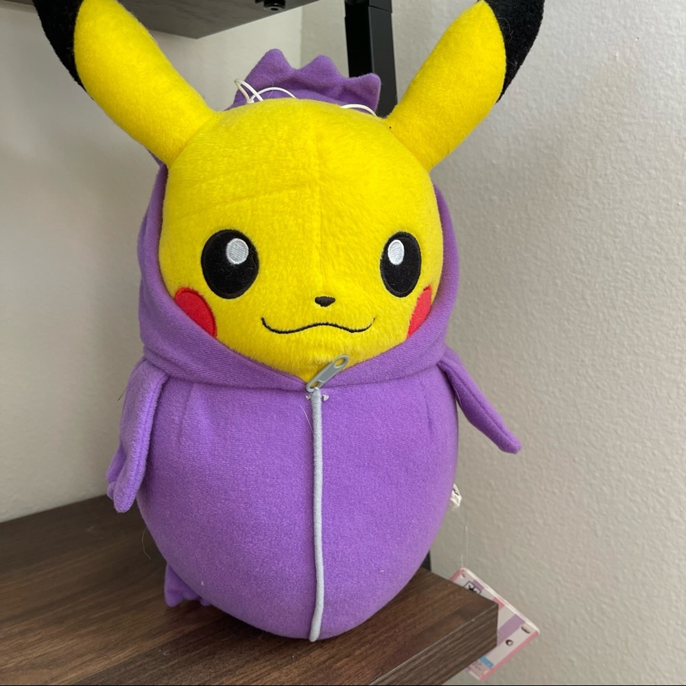 Gengar Pikachu hanging plush